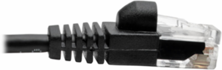 Cat6a 10G Snagless Slim UTP Ethernet Cable, 6 Inch, 28 AWG, Black