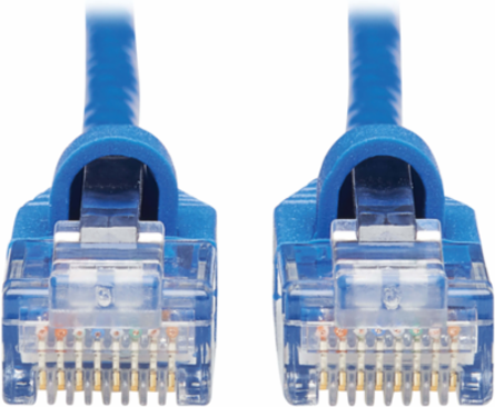 Cat6a Slim UTP Ethernet Cable 20 ft., 10Gbps, Blue, Snagless RJ45
