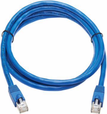 Cat6a 10G Ethernet Cable, Snagless RJ45, F/UTP, 6 ft, Blue, PoE