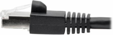 Cat6a 10G Ethernet Cable, 3 ft, STP, Snagless, Black