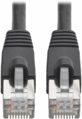 Cat6a 10G Ethernet Cable, 3 ft, STP, Snagless, Black