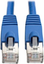 3 Ft. Cat6a 10Gbps Snagless Shielded Ethernet Cable, STP, Blue