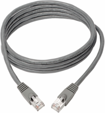 Cat6a 10G-Certified Snagless STP Ethernet Cable, 5 ft., 10Gbps, Gray