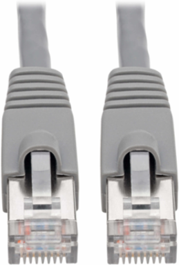 Cat6a 10G-Certified Snagless STP Ethernet Cable, 5 ft., 10Gbps, Gray