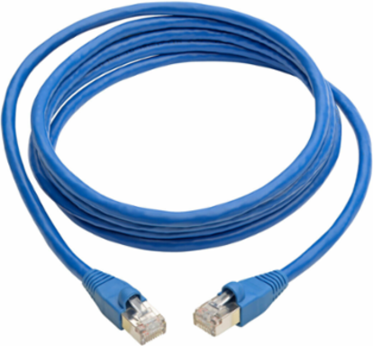 Cat6a Snagless Shielded Ethernet Cable, 7ft, Blue, 10Gbps Connectivity