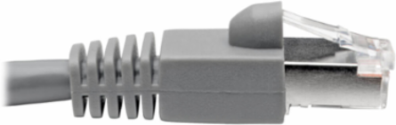 Cat6a 10G Ethernet Cable, Snagless STP, 10 ft, Gray, PoE Support