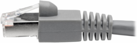 Cat6a 10G Ethernet Cable, Snagless STP, 10 ft, Gray, PoE Support