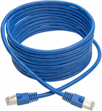 14 ft. Cat6a Snagless Shielded STP Ethernet Cable, 10Gbps, Blue