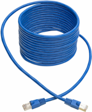 Cat6a 10G Ethernet Cable, Snagless STP, Blue, 20 ft, 10Gbps