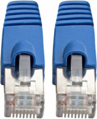 Cat6a 10G Ethernet Cable, Snagless STP, Blue, 20 ft, 10Gbps