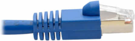 Cat6a 10G Ethernet Cable, Snagless STP, Blue, 20 ft, 10Gbps
