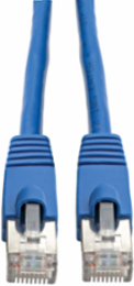 Cat6a 10G Ethernet Cable, Snagless STP, Blue, 20 ft, 10Gbps