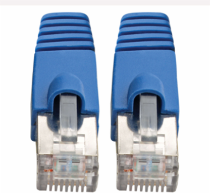 Cat6a 10G Ethernet Cable, 30 ft, STP, Snagless, Blue