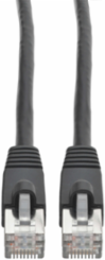 Cat6a 10G-Certified Snagless Shielded Ethernet Cable, 35 ft, Black, PoE