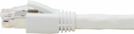 Cat8 25G/40G Ethernet Cable, 20 ft, S/FTP, PoE, Snagless, White