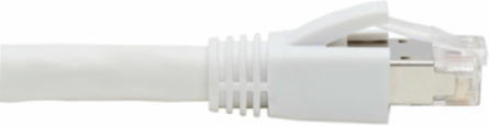 Cat8 25 ft. Snagless S/FTP Ethernet Cable, 40 Gbps, PoE, White