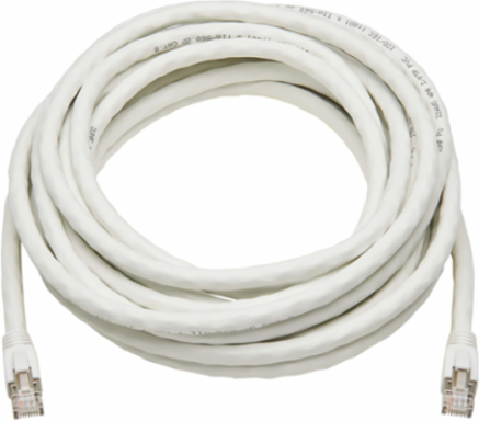 Cat8 25 ft. Snagless S/FTP Ethernet Cable, 40 Gbps, PoE, White