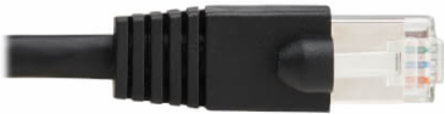 Ethernet Patch Cable, Cat8, SSTP Shielded, 40G, PoE+, RJ45 M/M, Black, 3 ft
