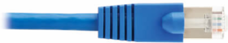Ethernet Cable, Cat8 40G Snagless SSTP, RJ45 M/M, PoE++, Blue, 15 ft