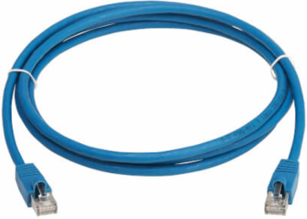 Ethernet Cable, Cat8 40G Snagless SSTP, RJ45 M/M, PoE++, LSZH, Blue, 2 m
