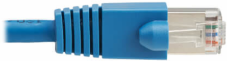 Ethernet Cable, Cat8 40G Snagless SSTP, RJ45 M/M, PoE++, LSZH, Blue, 0.5 m