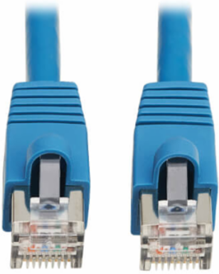 Ethernet Cable, Cat8 40G Snagless SSTP, RJ45 M/M, PoE++, LSZH, Blue, 0.5 m
