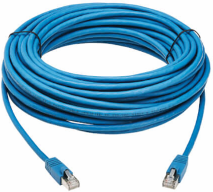 Ethernet Cable, Cat8 40G Snagless SSTP, RJ45 M/M, PoE++, LSZH, Blue, 15 m