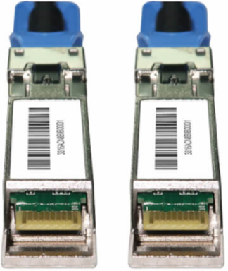 SFP28 Twinax Copper Cable, 25GbE Passive (M/M), Black, 1 m