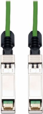 SFP+ Passive Twinax Copper Cable, 1M (3 ft.), Green, 10Gbps