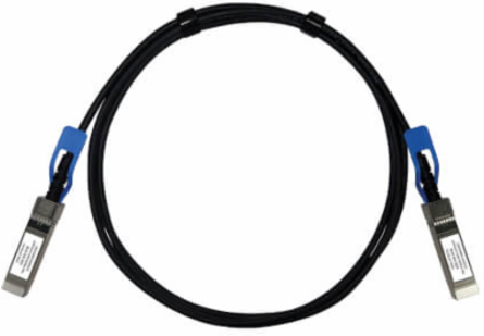 SFP28 to SFP28 Passive Twinax Copper DAC Cable, 25GbE, 30 AWG, Black, 2 m (6.56 ft)