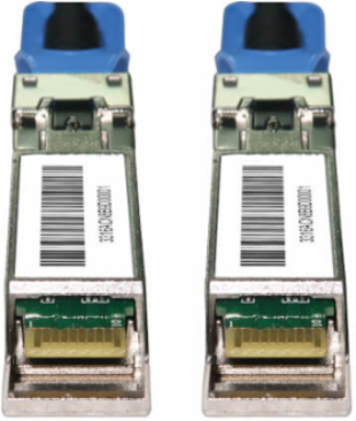 SFP28 to SFP28 Passive Twinax Copper DAC Cable, 25GbE, 26 AWG, Black, 3 m (9.84 ft)
