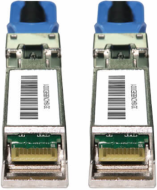 SFP28 to SFP28 Passive Twinax Copper DAC Cable, 25GbE, 26 AWG, Black, 4 m (13.1 ft)