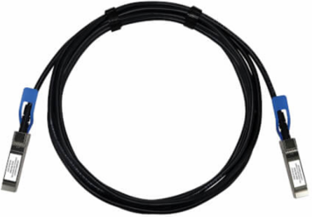 SFP28 to SFP28 Passive Twinax Copper DAC Cable, 25GbE, 26 AWG, Black, 4 m (13.1 ft)