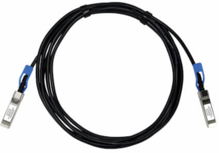 SFP28 to SFP28 Passive Twinax Copper DAC Cable, 25GbE, 26 AWG, Black, 5 m (16.4 ft)
