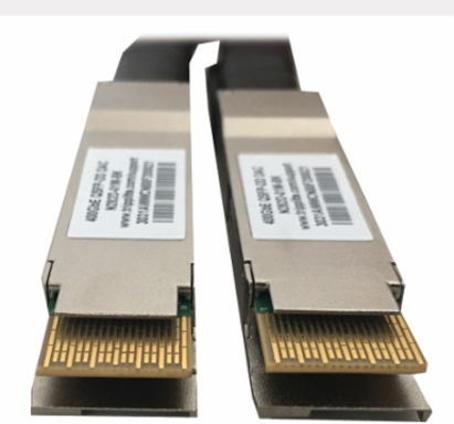 400G Passive Twinax Direct-Attach Cable (QSFP-DD/QSFP-DD), Black/Silver, 1 m