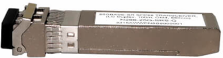 SFP28 Transceiver, 25GBase-SR, LC Duplex MMF, 850 nm, 100 m