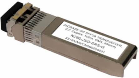 SFP28 Transceiver, 25GBase-SR, LC Duplex MMF, 850 nm, 100 m