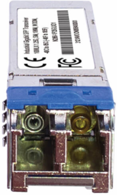 Industrial Gigabit SFP Transceiver, 1000Base-LX, Singlemode LC Duplex, DDM, -40 to 85C, 10 km, TAA