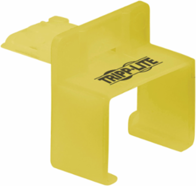 Universal RJ45 Plug Locks 10 Pack, Yellow, Color-Coded for Quick Identification