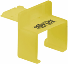 Universal RJ45 Plug Locks 10 Pack, Yellow, Color-Coded for Quick Identification