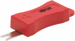 Security Keys for RJ45 Plug Locks and Inserts, Red, 2 Pack