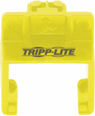 Universal RJ45 Locking Inserts 10 Pack, Yellow Color-Coded for Easy Identification
