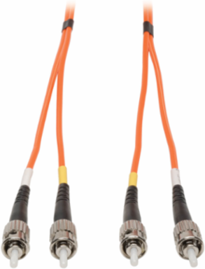 Duplex Multimode Fiber Patch Cable 50M (164 ft.), 62.5/125 m, ST/ST Connectors