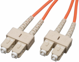 Duplex Multimode Fiber Patch Cable 150 ft, SC/SC, 62.5/125 m, OM1
