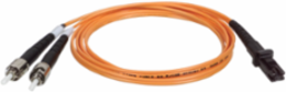 6 ft Duplex Multimode Fiber Patch Cable (MTRJ/ST), 62.5/125 Micron, FDDI Rated