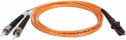 Duplex Multimode 62.5/125 Fiber Patch Cable, 5M (16 ft), MTRJ/ST Connectors