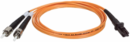 15M Duplex Multimode Fiber Patch Cable 62.5/125 MTRJ/ST, OM1, 1Gbps