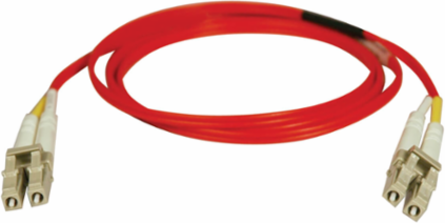 10M Duplex Multimode Fiber Patch Cable LC/LC 62.5/125 Red