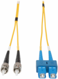 Duplex Singlemode Fiber Patch Cable 5M (16.4 ft), SC/ST Connectors, 8.3/125 Micron