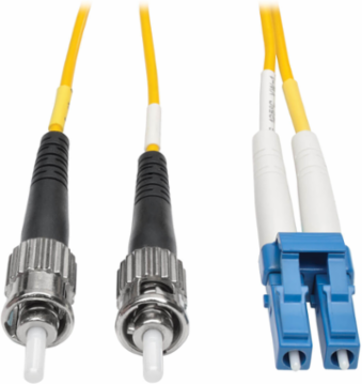 Duplex Singlemode Plenum Rated Fiber Patch Cable LC/ST, 5M (16.4 ft.)